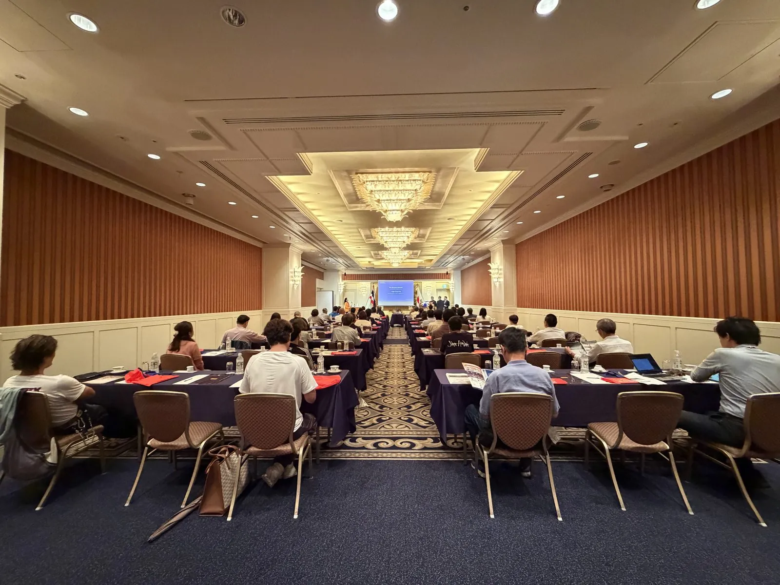 View of the audience seating area at the Japan Road Show 2026 Osaka — Imperial Hotel Osaka
